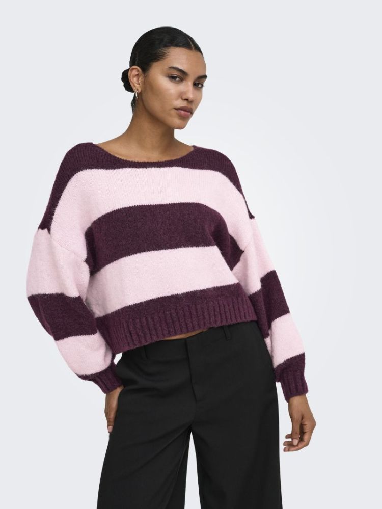 Pull ONLY MAUVE WINE