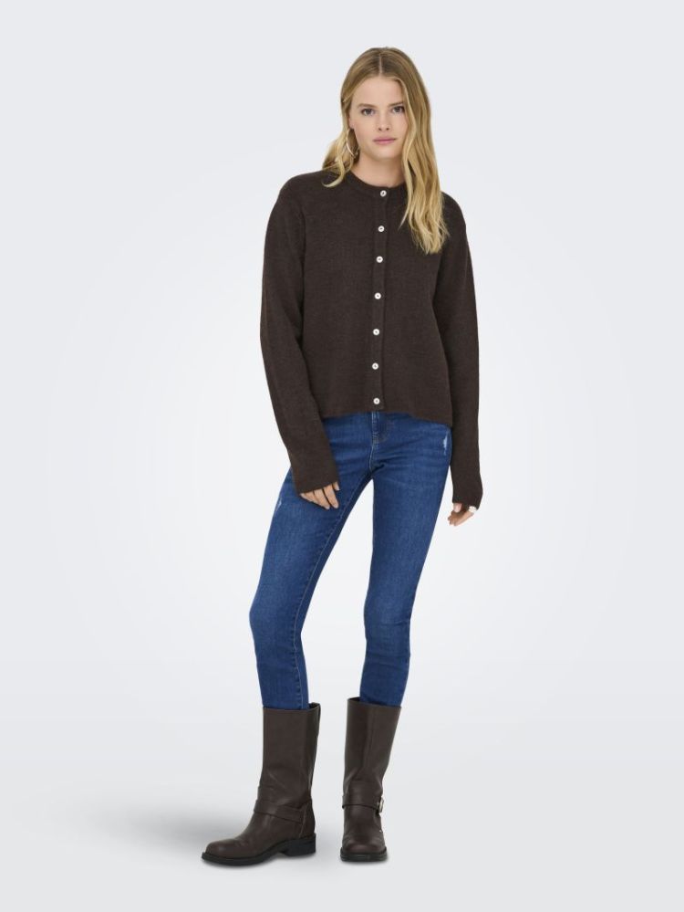 Gilet ONLY 237375001 Coffe