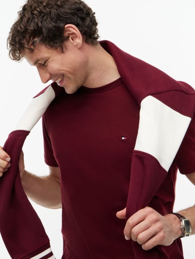 T-shirt TOMMY HILFIGER VLP BURGUNDY