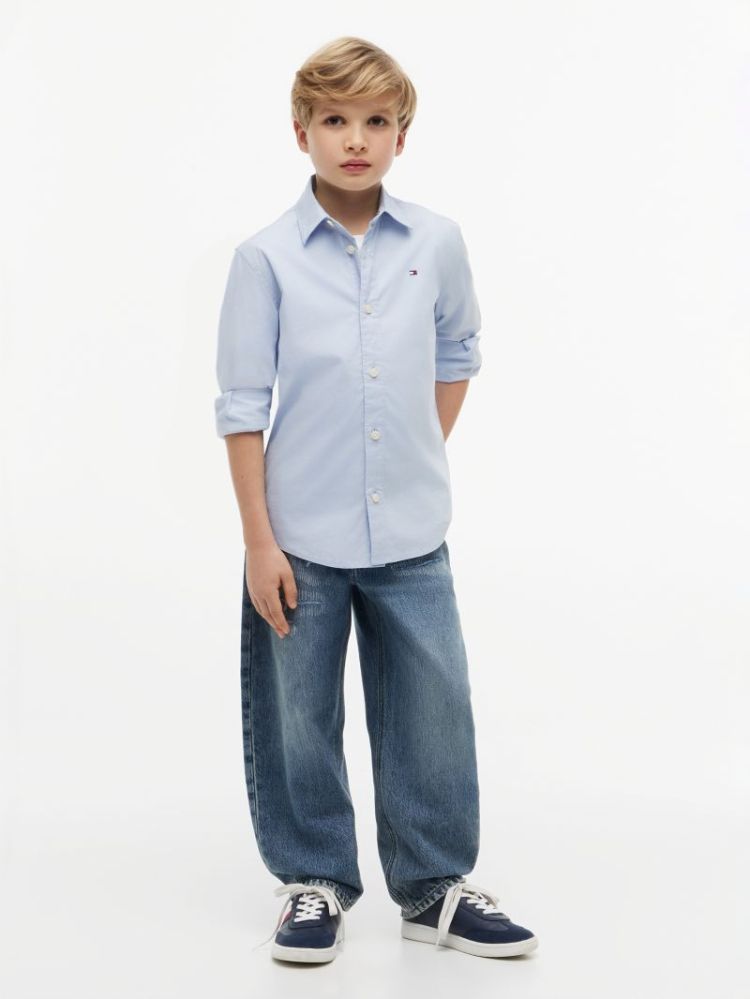 Hemd TOMMY HILFIGER C1O BREEZY BLUE