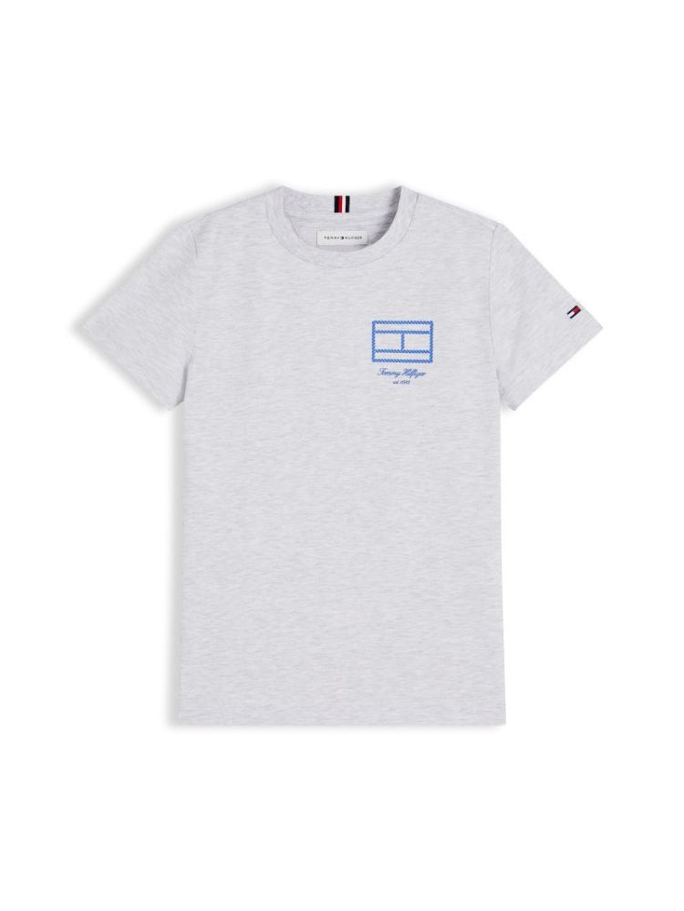 T-shirt TOMMY HILFIGER P09 LIGHT GREY