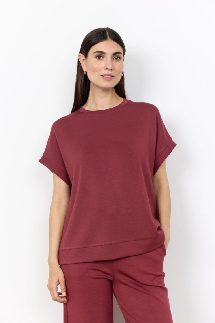T-shirt SOYA 4985 OXBLOOD RE
