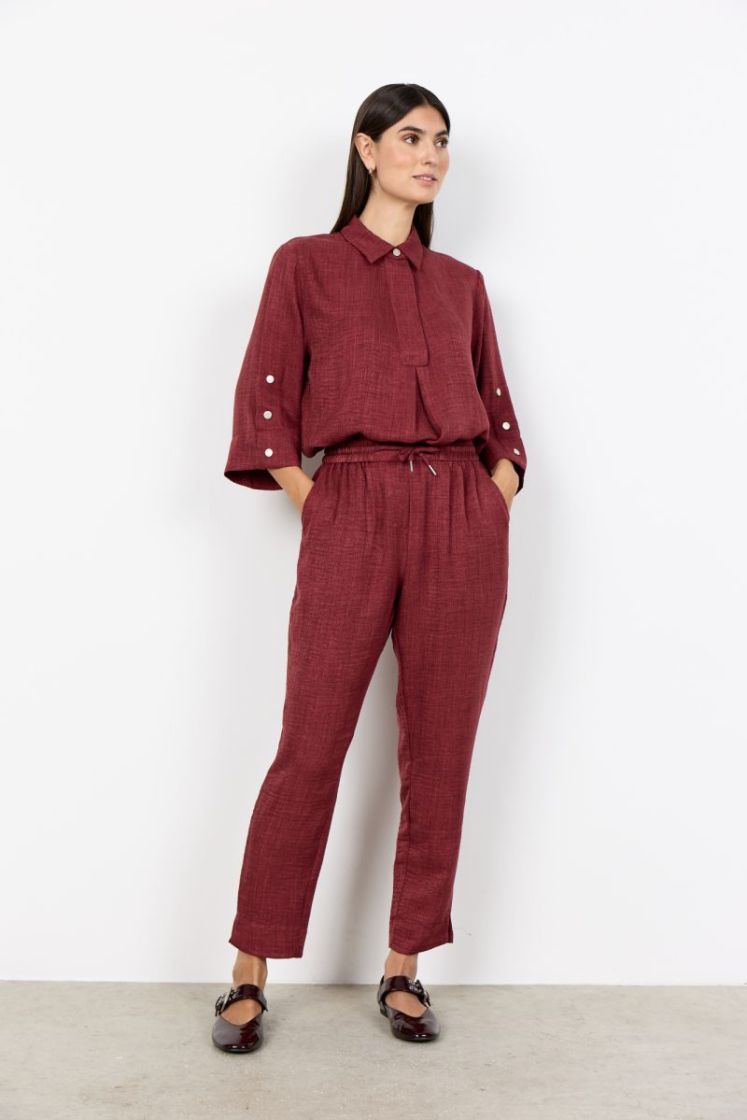 Broek SOYA 4985 OXBLOOD RE