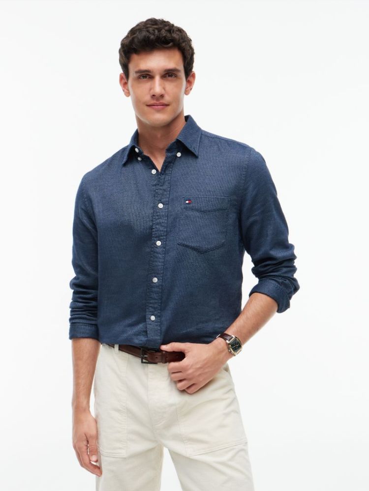 Hemd TOMMY HILFIGER DVF BRISK BLUE