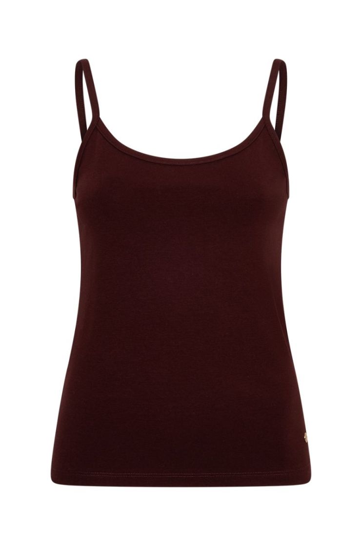 Top RED BUTTON 344 burgundy