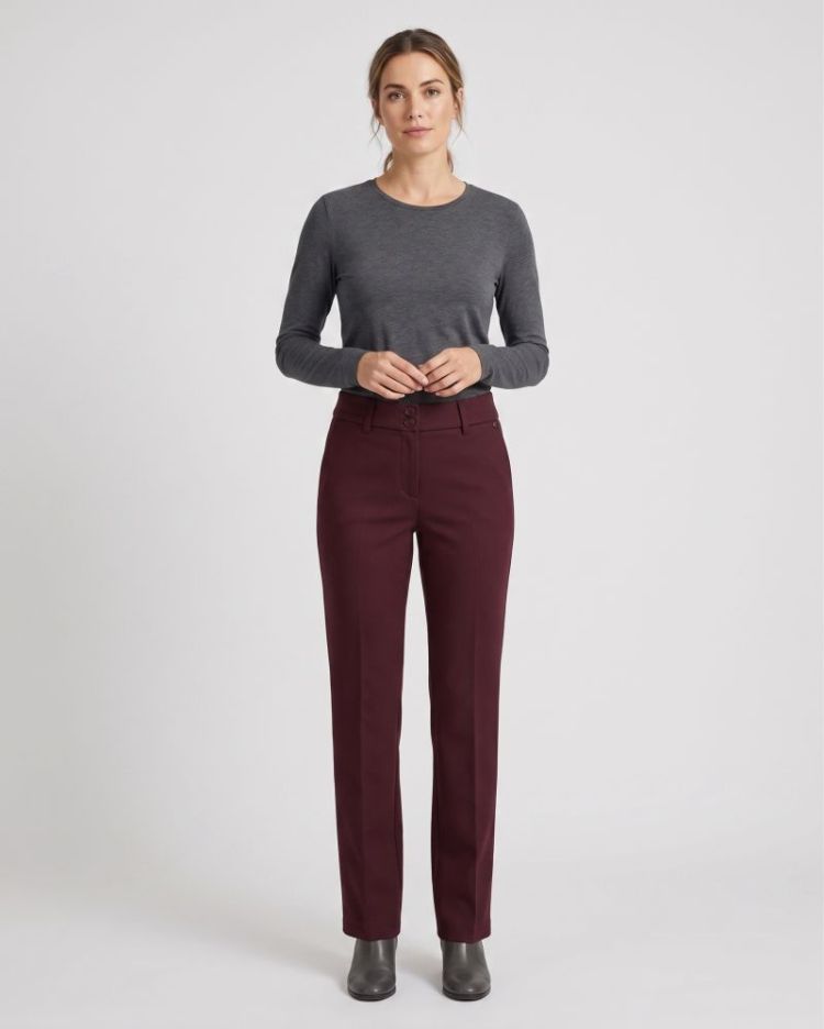 Broek RED BUTTON 344 burgundy